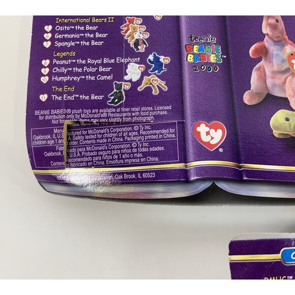 McDonald’s Happy Meal Teenie Beanie Babies 2000 Dinosaur Trio Bundle(3pcs) - Picture 6 of 11